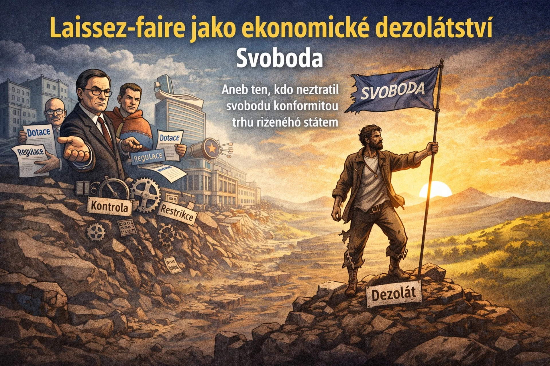 Laissez-faire jako ekonomické dezolátství