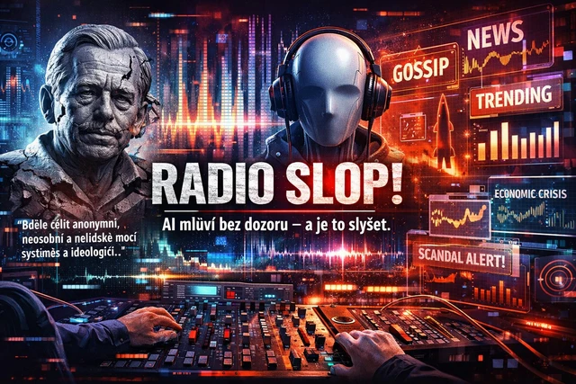 "Radio SLOP!" jako experiment: když AI mluví bez dozoru – a je to slyšet