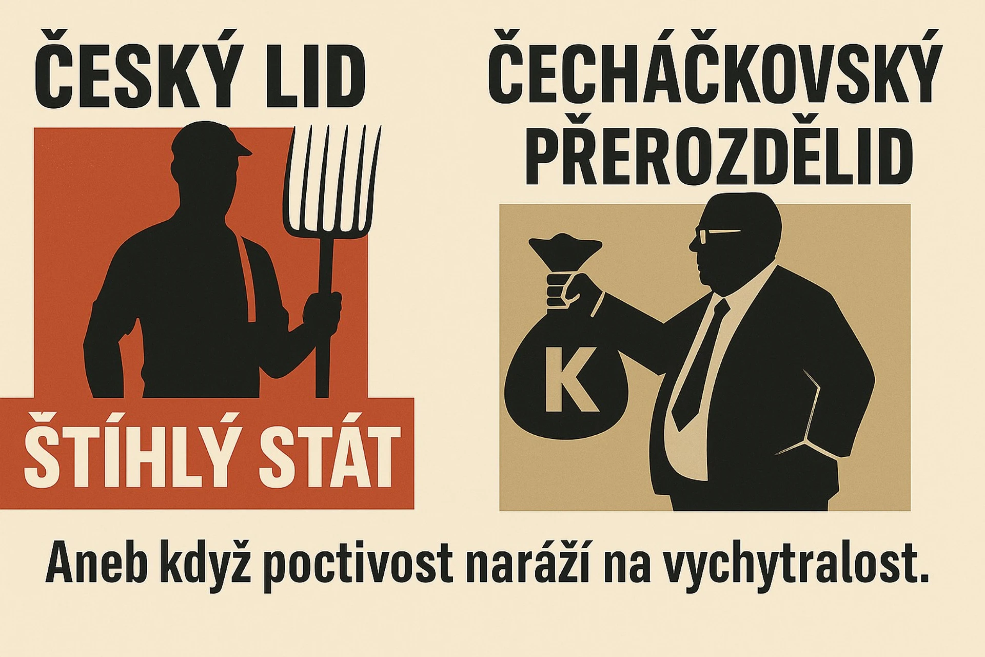 Český lid vs. čecháčkovský přerozdělid
