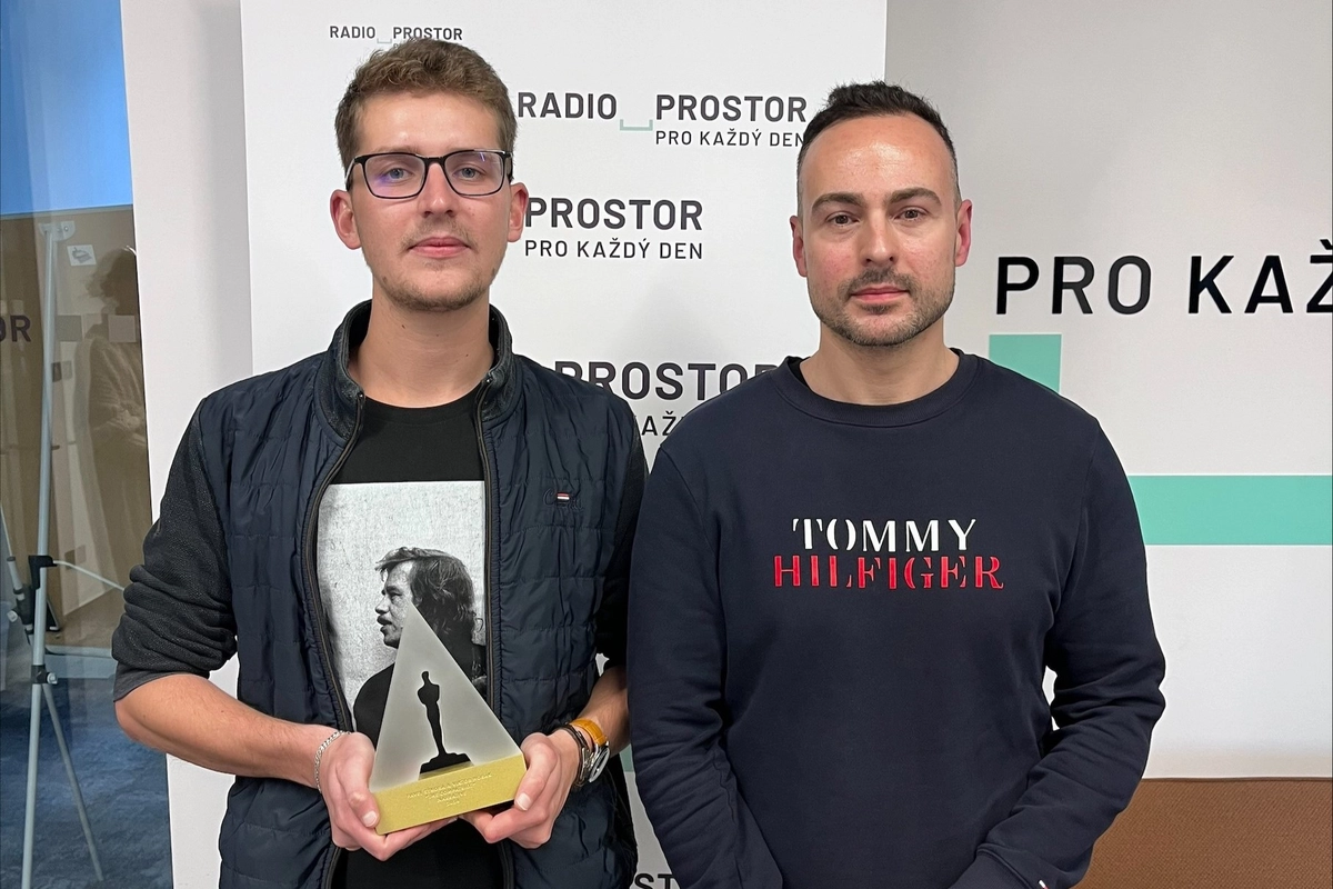 Snímek Krajan získal studentského Oscara. Autor filmu o něm hovořil ve vysílání Radia Prostor