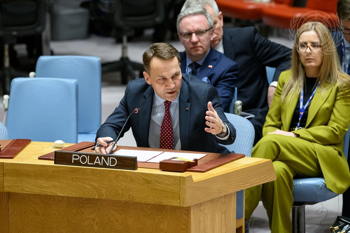 Svět obletěla odpověď Poláků Rusům. Na půdě OSN reagovali na narušení vzdušného prostoru států NATO
