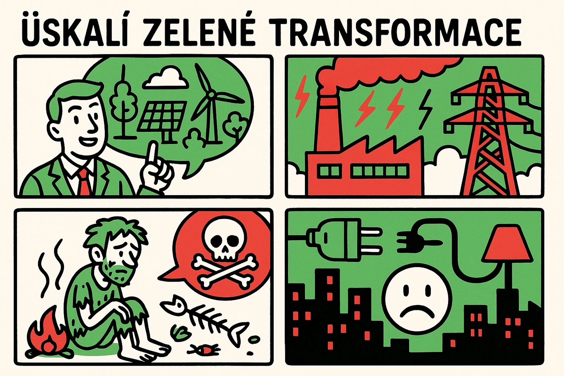 Úskalí zelené transformace - část první