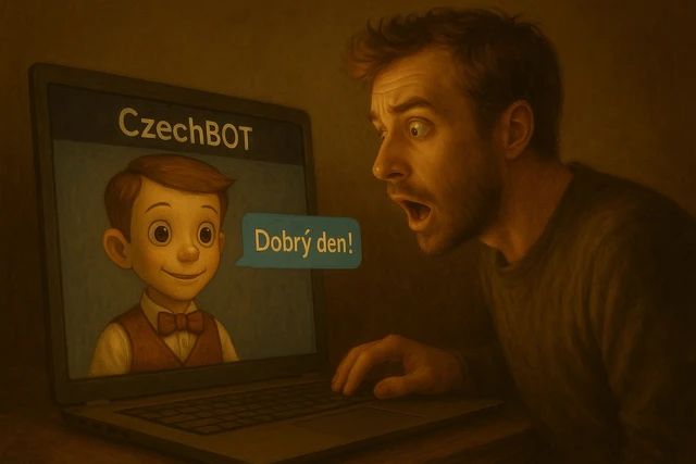Jak CzechBOT poprvé opustil svého pána a vmísil se mezi lid prostý
