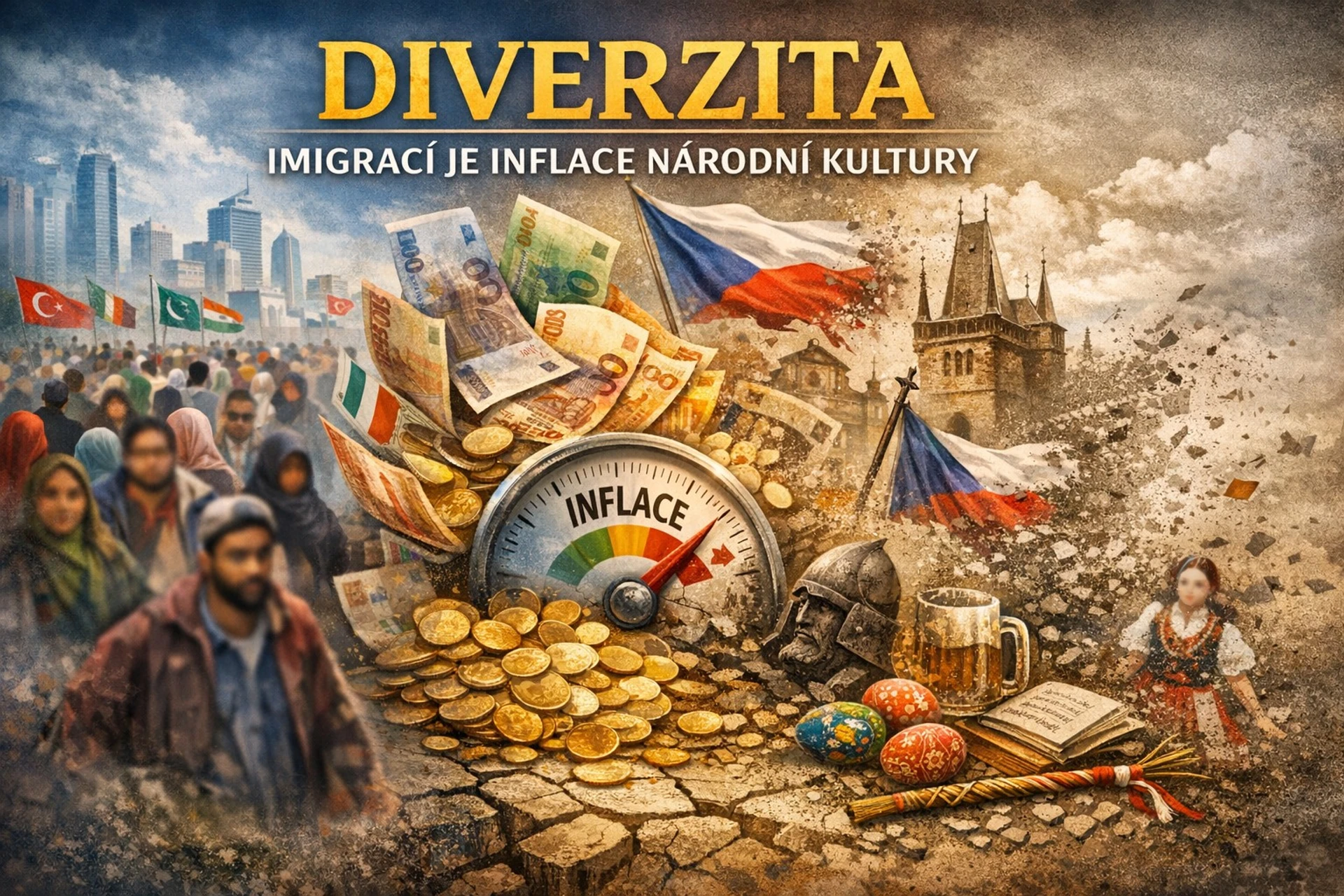 Diverzita imigrací je inflace národní kultury