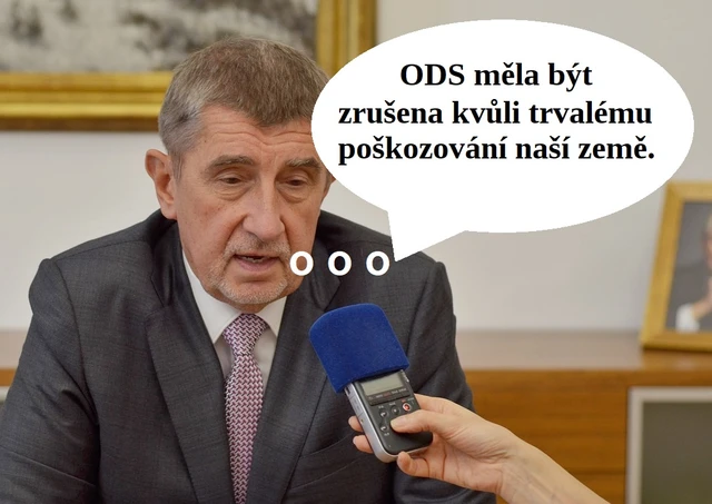 Babišův výrok o zrušení ODS mi vadí víc než celá bitcoinová kauza