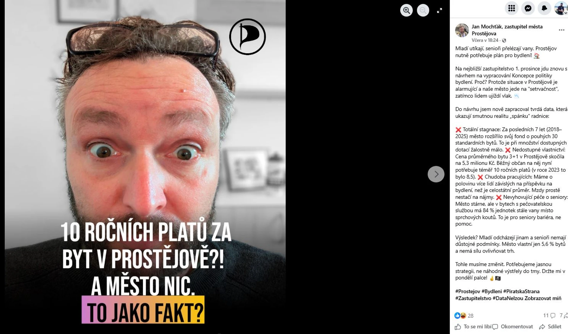 PIRÁTSKÝ DEVELOPER PROSTĚJOV, s.r.o.