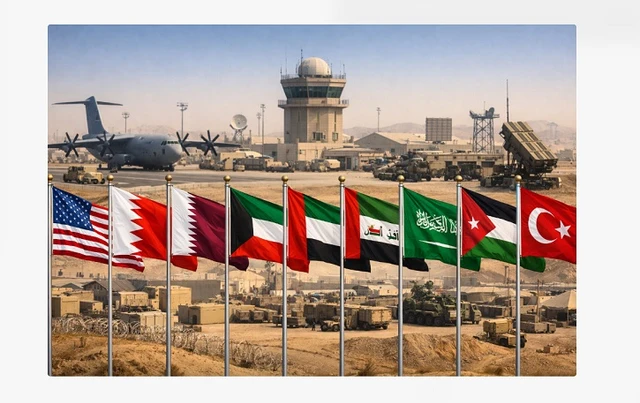 Hlavní základny USA na Blízkém východě