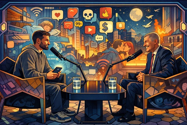 Babiš ve Spirit Show: moc, děti a digitální chaos