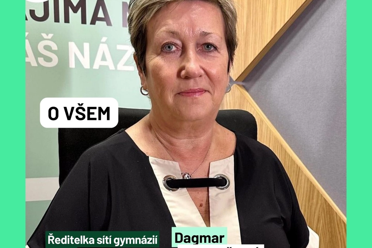 S učiteli je to jako se studenty. Neměli bychom brát každého, říká ředitelka gymnázií PORG Dagmar Dluhošová