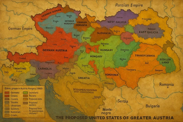Spojené státy Velkého Rakouska (1906): Ztracená šance na mírovou Evropu
