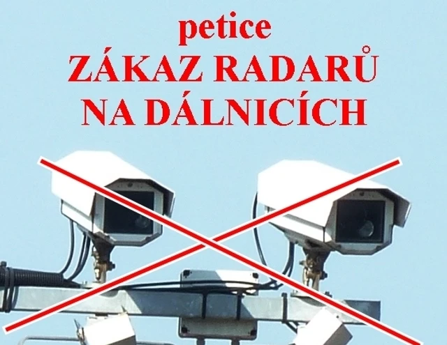 Petice Zákaz radarů na dálnicích úspěšně pokračuje 